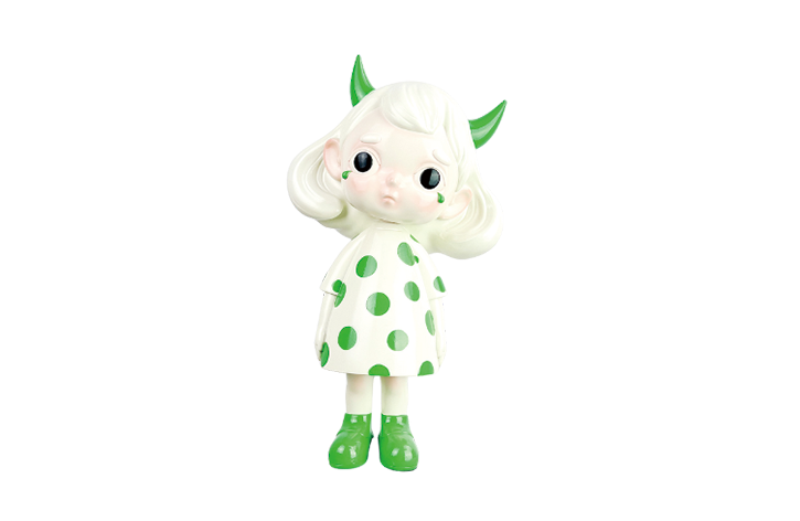 綠波點萌角少女公仔-Molido莫里朵家居 FG0037